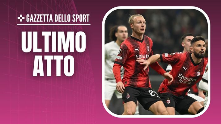 Milan-Salernitana Serie A 2023-2024 Kjaer Giroud