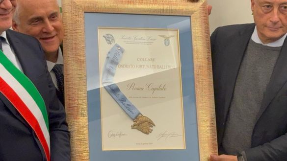 Cerimonia Lazio 124 anni Cerimonia Lazio 124 anni