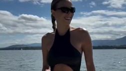 VIDEO / Diletta Leotta, giro in Svizzera e balletto sexy in barca
