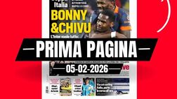 Prima pagina Corriere dello Sport: “Milan, 50 punti in 23 giornate: Allegri, numeri da favola”