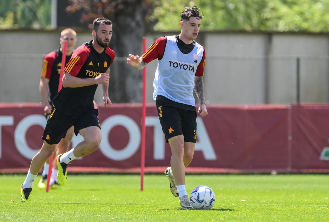 Trigoria, scarico per i titolari della partita contro il Milan – FOTOGALLERY - immagine 9