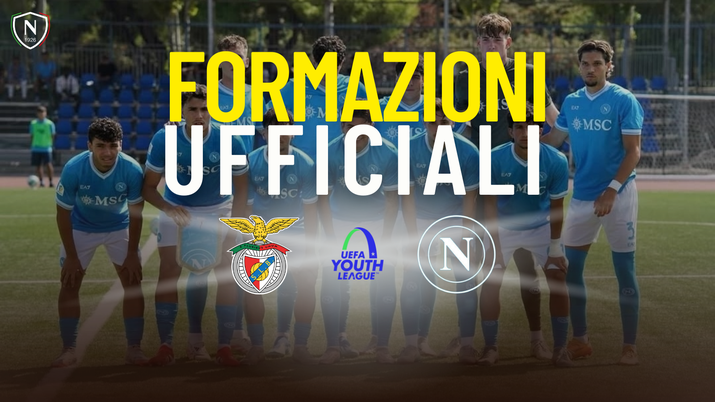 benfica napoli ufficiali youth league