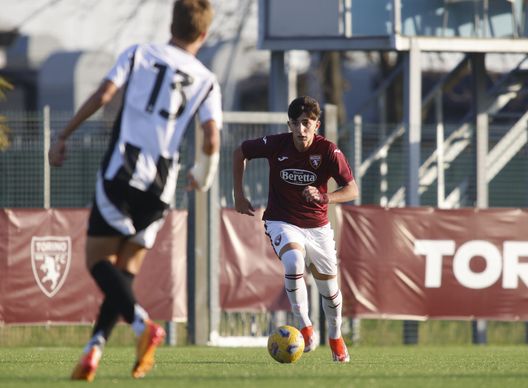 ORBASSANO, ITALY - NOVEMBER 10: Rikardo Sheji of Torino U17 in action during the Under 17 A-B match between Torino and Juventus at Valentino Mazzola stadium on November 10, 2024 in Orbassano, Italy. Photo: Nderim Kaceli