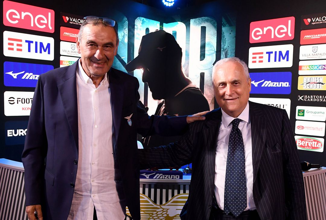 Maurizio Sarri e Claudio Lotito