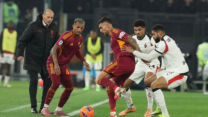 Roma-Milan 1-1, le statistiche: dominio giallorosso, punto d’oro per Allegri - immagine 1