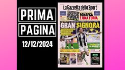 Prima pagina Gazzetta dello Sport: “Milan, Fonseca è una furia”