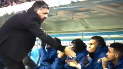 VIDEO Ounahi si prende gioco di Gattuso: la reazione del tecnico è esilarante