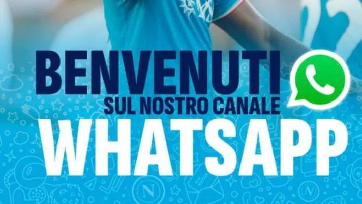 FOTO Attivo il canale ufficiale Whatsapp della SSC Napoli, info e dettagli - immagine 1