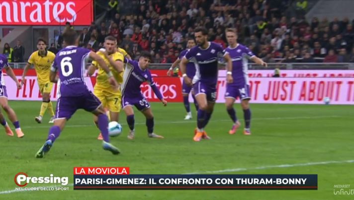 Mediaset Cesari: “Rigore Milan, contatto lieve e il Var non poteva intervenire. Reazione di Gimenez niente?” - immagine 1