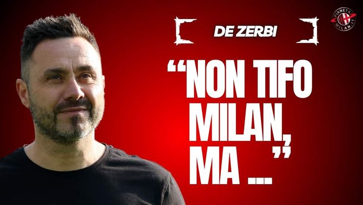 De Zerbi spiazza: 'Non sono tifoso del Milan. Serie A? Nessuna chiamata'