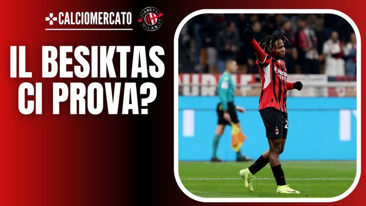 Samuel Chukwueze of AC Milan celebrates scoring his team's third goal during the Coppa Italia match between AC Milan and Sassuolo at Stadio Giuseppe Meazza on December 03, 2024 in Milan, Italy. (Photo by Marco Luzzani/Getty Images) Calciomercato Milan – Chukwueze al Besiktas? Ecco i dettagli - immagine 1