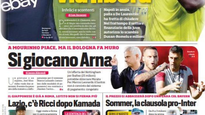 EDICOLA CDS – Sommer, la clausola pro-Inter: per Samardzic tutto definito - immagine 1