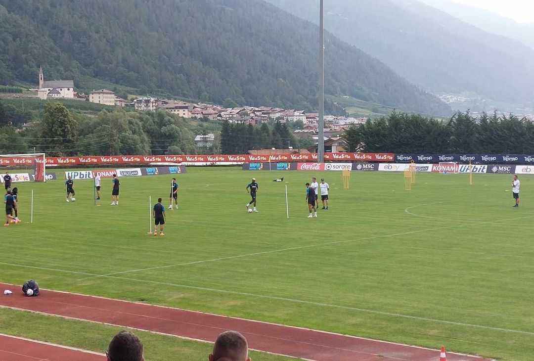 GALLERY Primo allenamento per i nazionali: si parte dal lavoro con il pallone- immagine 1