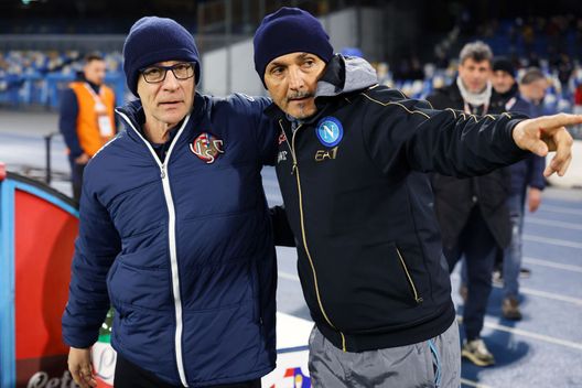 Ballardini e Spalletti prima della sfida di Coppa Italia vinta dai grigiorossi ai rigori (Photo by Francesco Pecoraro/Getty Images) ESCLUSIVA – Vanoli con un piede e mezzo fuori da Firenze: pronto Ballardini- immagine 3