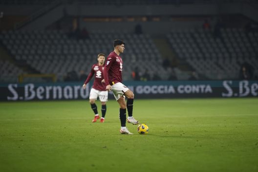 TURIN, ITALY - 2023, DECEMBER 16: Raoul Bellanova of Torino FC during the Serie A TIM match between Torino FC and Empoli FC at Stadio Olimpico di Torino. Photo: Nderim Kaceli