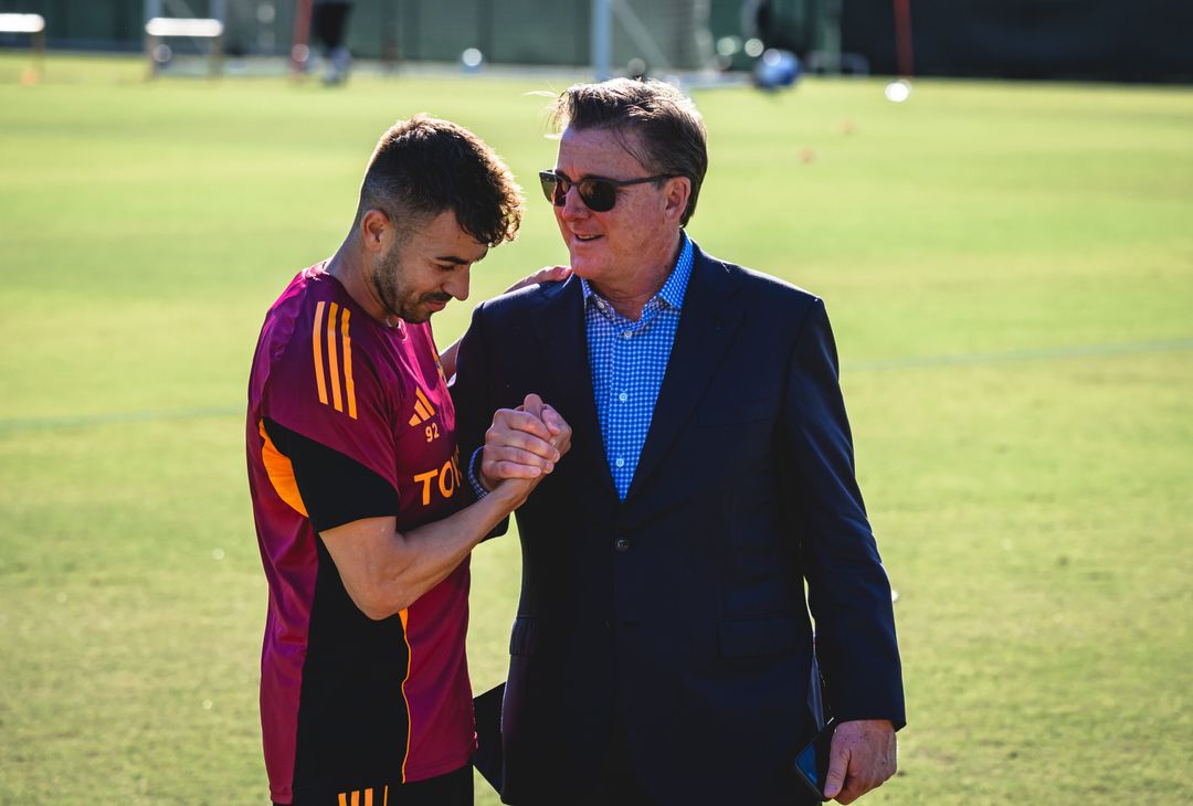 Trigoria, la seduta di allenamento sotto gli occhi di Friedkin – FOTO GALLERY - immagine 2