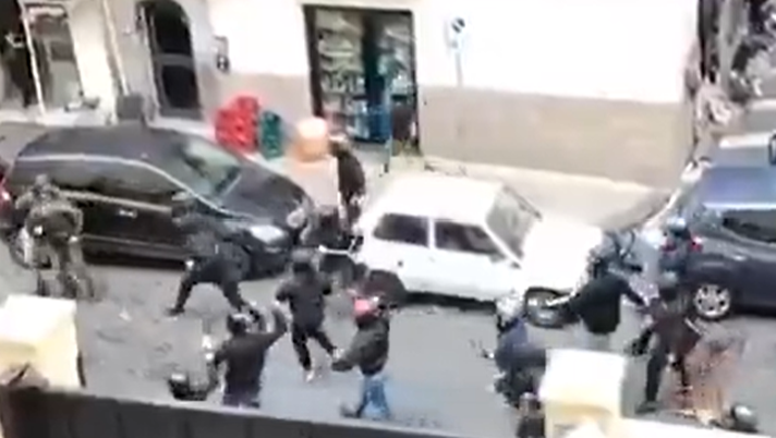 napoli sporting scontri