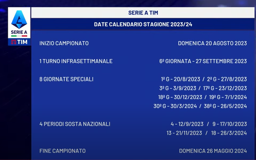 SERIE A / ECCO IL CALENDARIO INTEGRALE DELLA LAZIO!- immagine 39