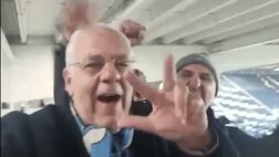 Il Prof. Siciliano scatenato a Bergamo: l’esultanza per la vittoria del Napoli