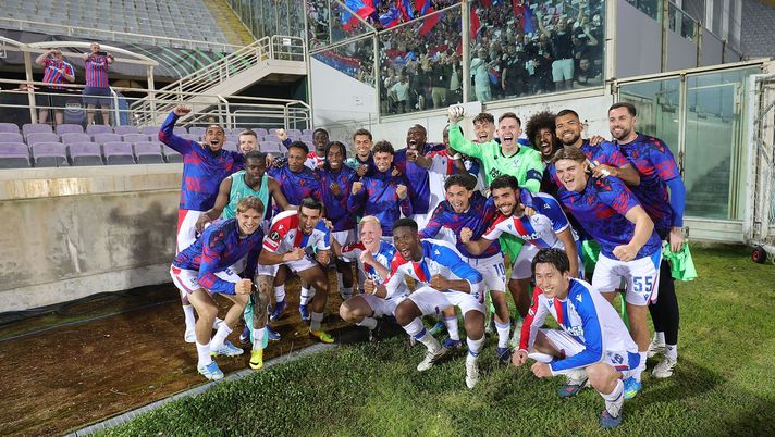 La festa del Crystal Palace contro la Fiorentina - Ph Getty Images