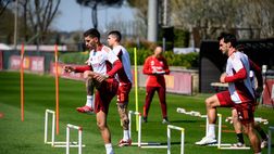 Trigoria, primo allenamento della pausa nazionali – FOTO GALLERY