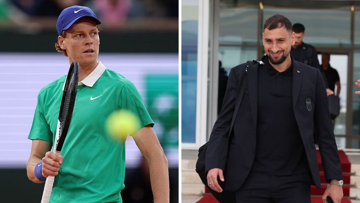 Donnarumma al Roland Garros, Sinner ai francesi: “Avete il miglior portiere del mondo” - immagine 1