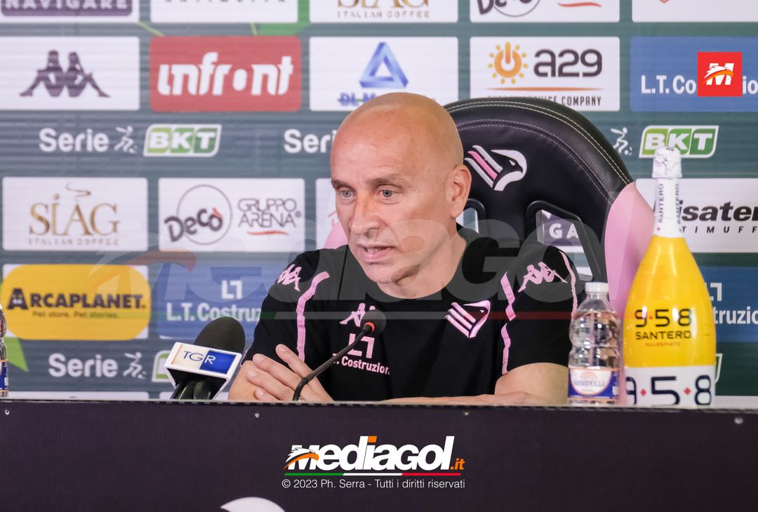 FOTO PALERMO, verso la Spal: Mister Eugenio Corini in conferenza stampa (GALLERY) - immagine 30