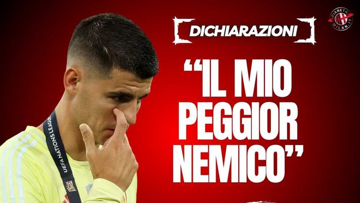 Milan, Morata: 'Ero completamente fo***to. Una volta presi un sonnifero ...'