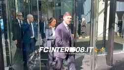 VIDEO FCIN1908 / City-Inter, dirigenza nerazzurra in partenza per il pranzo UEFA