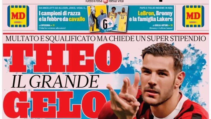 PRIMA PAGINA GAZZETTA DELLO SPORT OGGI: “Inzaghi al rinnovo, ci metto la firma”