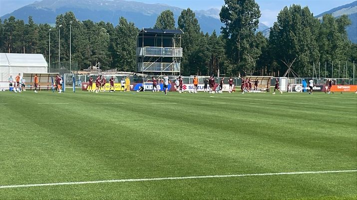 Allenamento mattutino a Prato allo Stelvio: Vanja presente ma lavora a parte Allenamento mattutino a Prato allo Stelvio: Vanja presente ma lavora a parte - immagine 1