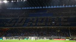 La Curva Sud esce da San Siro al 15º: cori e torce accese