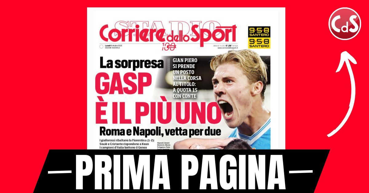 prima pagina corriere dello sport juventus milan tudor ringrazia pulisic