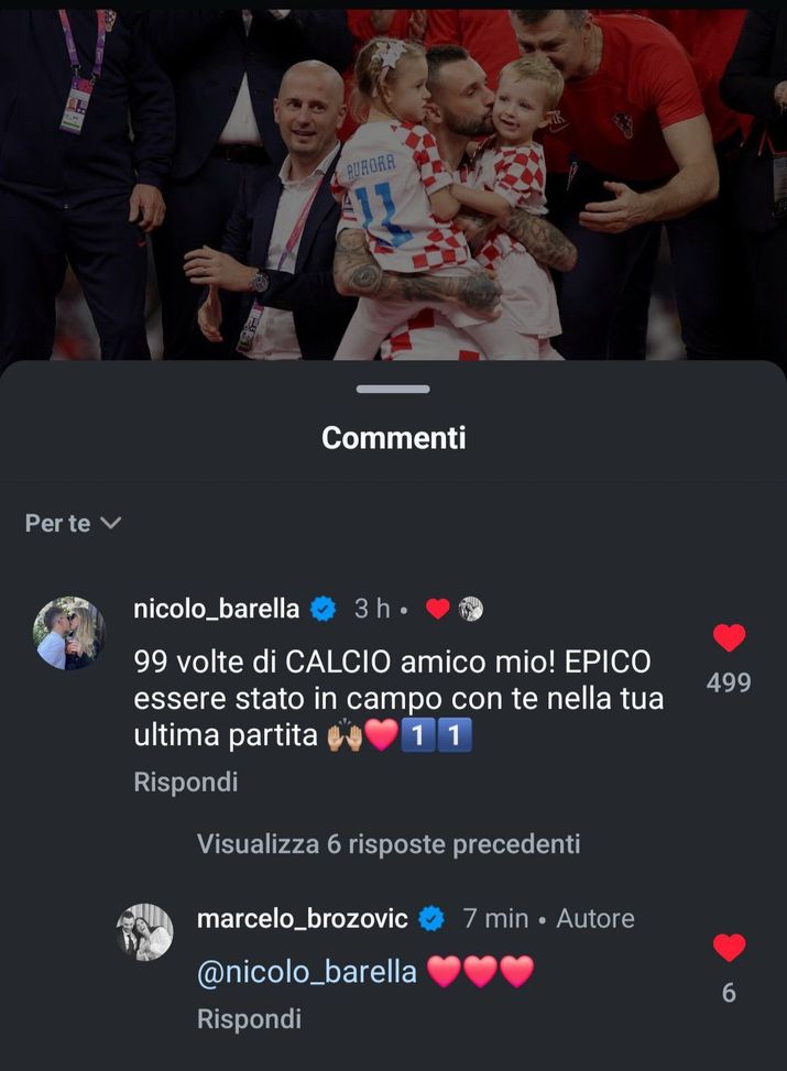 UFFICIALE – Brozovic si ritira dalla Nazionale: “E’ stato epico”. La risposta di Barella- immagine 3