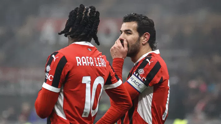 Theo Hernández Rafael Leao AC Milan Milan-Empoli 3-0 Serie A 2024-2025