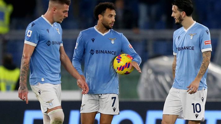 Milinkovic, Felipe Anderson e Luis Alberto
Campionato Serie A 2021-2022 incontro Lazio v Udinese allo stadio Olimpico di Roma.
Napoli, 2 Dicembre 2021
© Marco Rosi / Fotonotizia Lazio, quanti addii nell’ultimo anno: da Sergej a Luis passando per Felipe - immagine 1