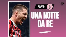 Derby, Jovic stende l’Inter. Milan, ora il rinnovo? Lui, intanto gode