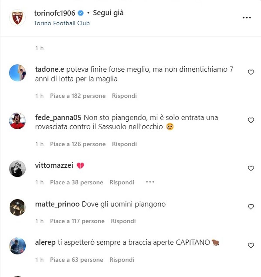Belotti, le reazioni dei tifosi: “Grazie capitano, ma poteva finire meglio”- immagine 3