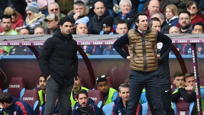 Mikel Arteta e Unai Emery