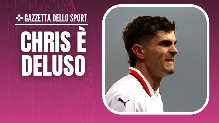 Christian Pulisic (attaccante AC Milan) è deluso dal momento dei rossoneri | Milan News (Getty Images) AC Milan Pulisic