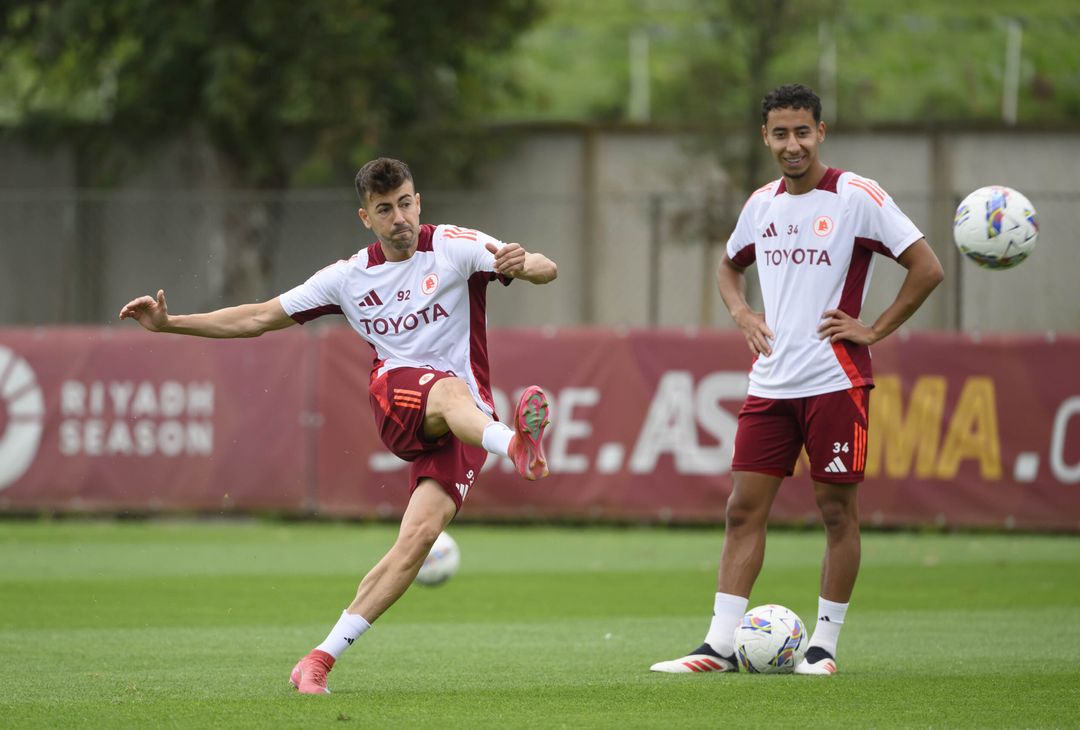Trigoria, l’allenamento a tre giorni dalla gara con il Torino – FOTO GALLERY - immagine 13