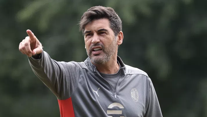 Paulo Fonseca AC Milan allenamento Milanello