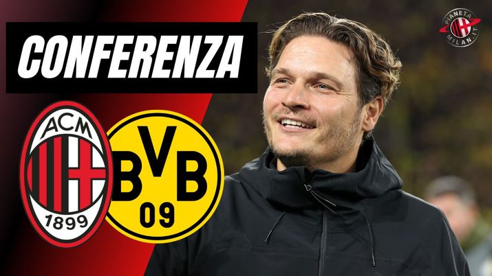 Conferenza Stampa Edin Terzic Milan-Borussia Dortmund Champions League 2023-2024