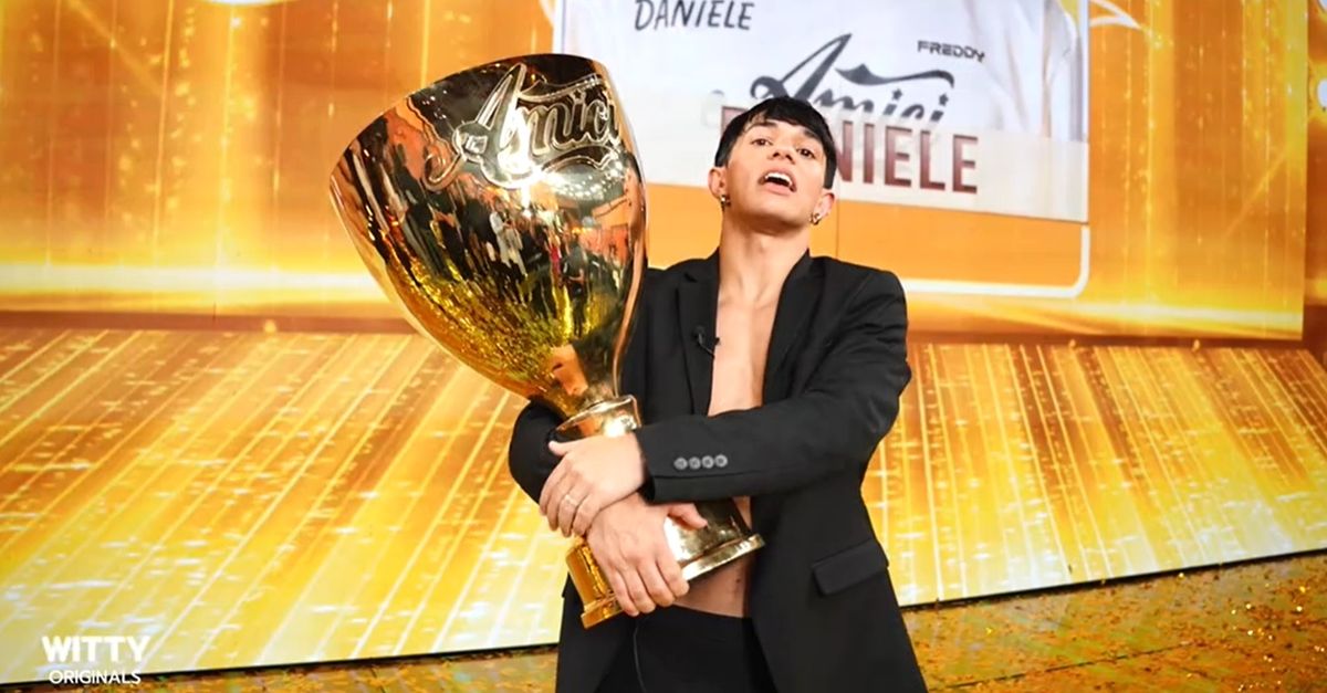 daniele il vincitore di amici inaspettato grazie di cuore a tutti