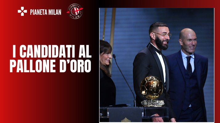 Karim Benzema e Zinedine Zidane durante la cerimonia per il Pallone d'Oro