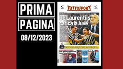 Prima pagina Tuttosport: “De Laurentiis carica la Juventus”