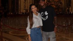 Wesley a spasso per Roma con la moglie: visita in Vaticano prima del ritorno in campo