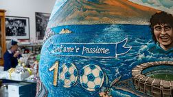 Gay-Odin dedica il tradizionale uovo gigante al centenario del Napoli LA GALLERY