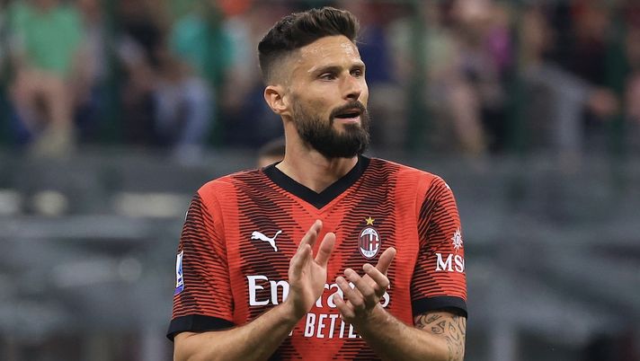 Olivier Giroud AC Milan Milan-Cagliari 5-1 Serie A 2023-2024