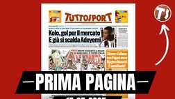 Prima pagina Tuttosport: “Bologna Paradiso: Ndoye schianta il Milan”